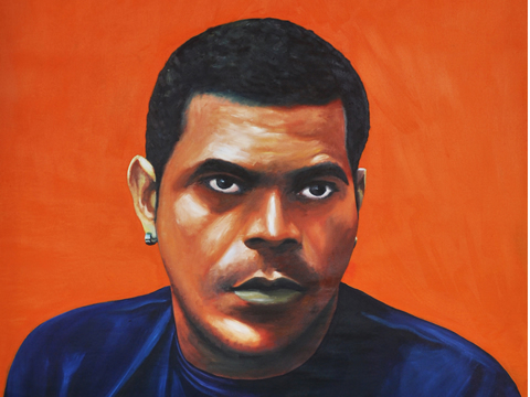 Sem Título - Da Série Camisa Azul - Óleo Sobre Tela - 2012