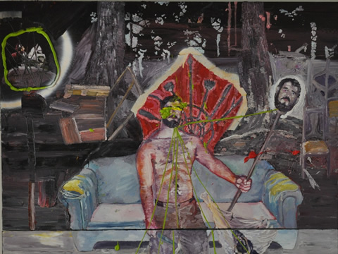 Meu Sete, óleo sobre tela, 160cm x 120cm, 2010.