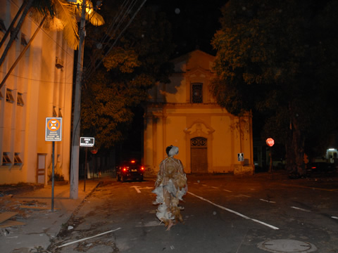 Gallus Sapiens parte 2 - Fotografia da Performance - (2008, foto Luciana Magno) 